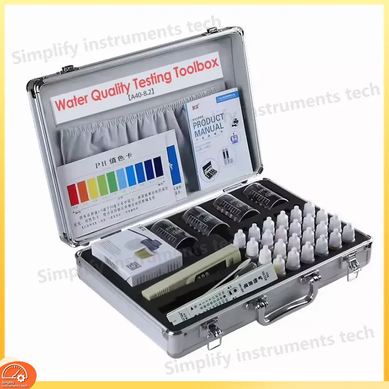 Aquarium Test Kit - Wasserqualitätstester TDS PH-Meter Digitales Wassertestkit Reagenzstreifen