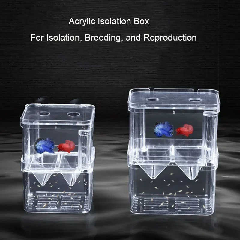 Aquarium Fish Cave - Aquarium Zubehör Acryl Fisch Zucht Isolation