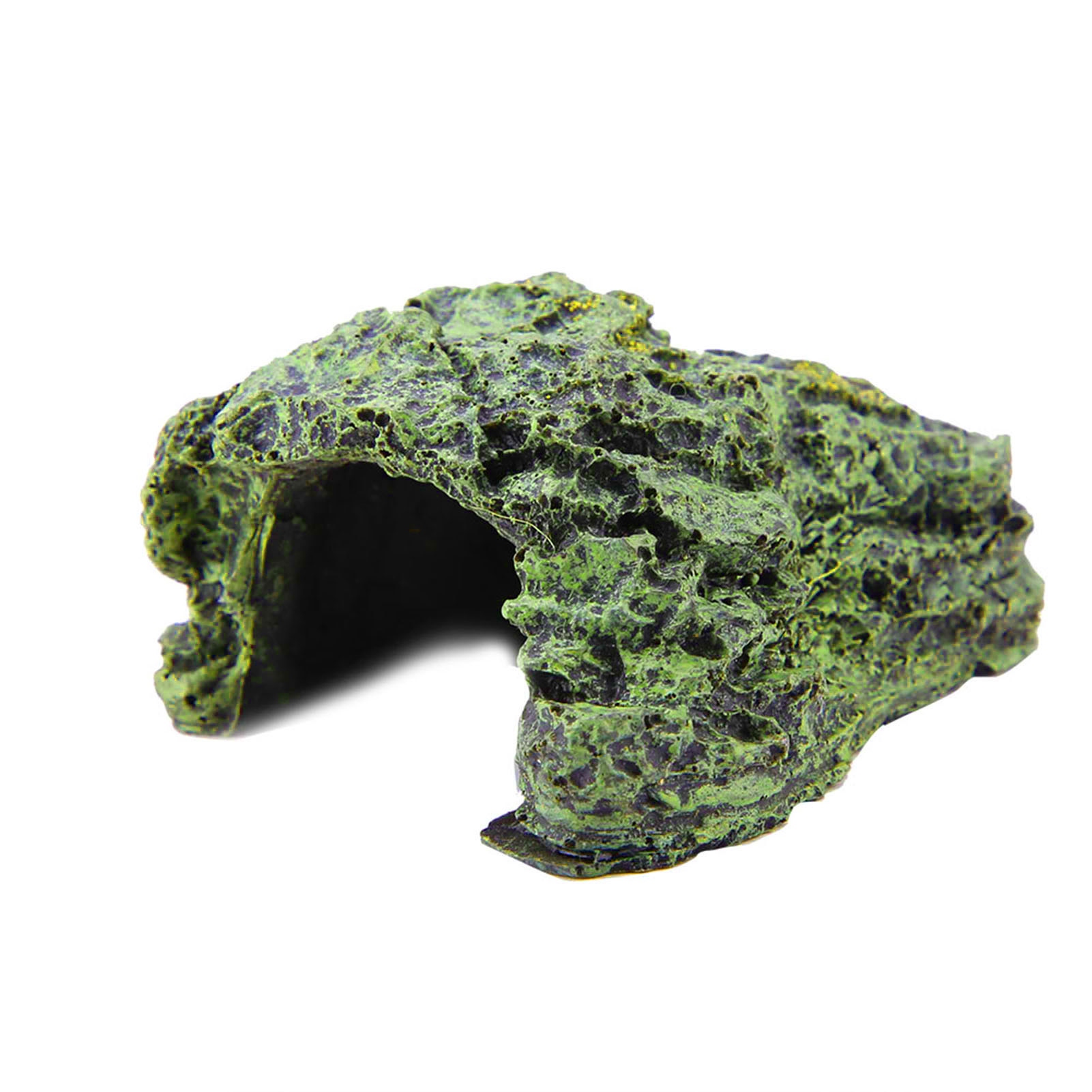 Aquarium Fish Cave - Reptilien-Versteckhöhle, Schildkröten-Sonnenhöhle, Aquarium-Fischversteck, Tank-Dekoration für Eidechsen,