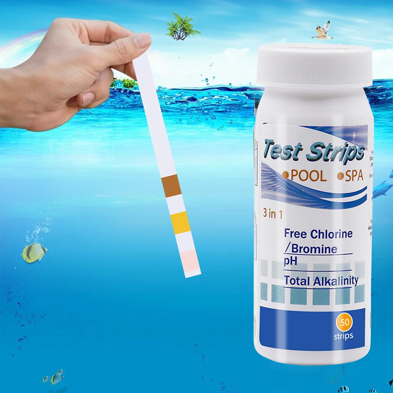 Aquarium Test Kit - Chlor-pH-Teststreifen für SPA, Schwimmbad, Aquarium, Fischbecken,
