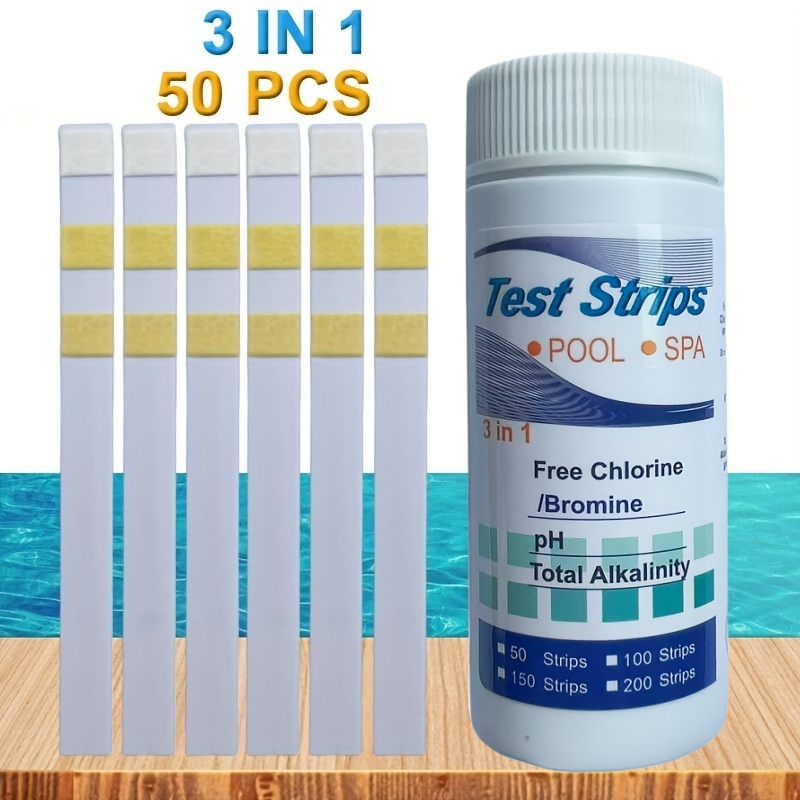 Aquarium Test Kit - Chlor PH-Teststreifen SPA Schwimmbad Aquarium Aquarium