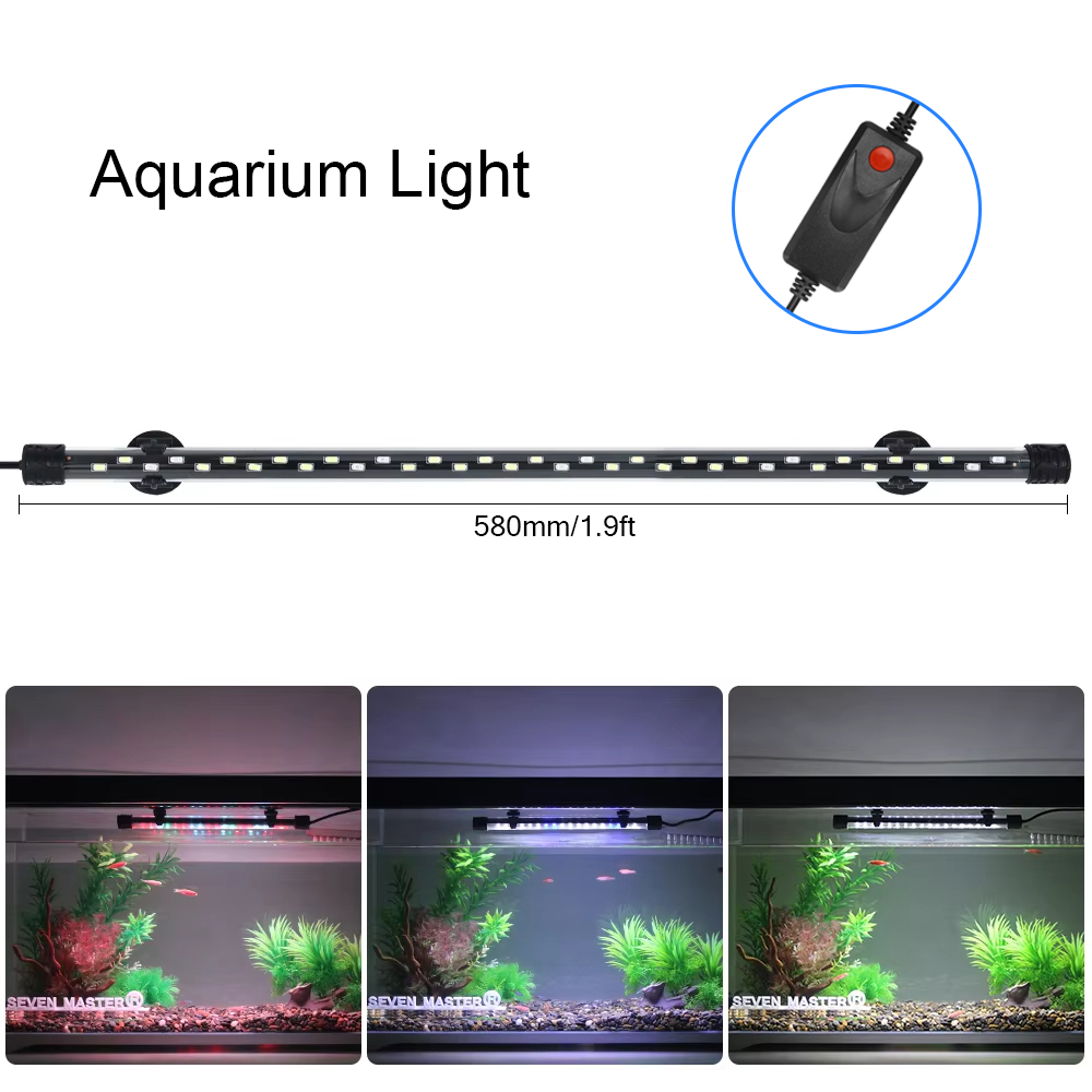 Aquarium Fish Light Lamp - 58CM Aquarium Licht LED Pflanze Wachsen