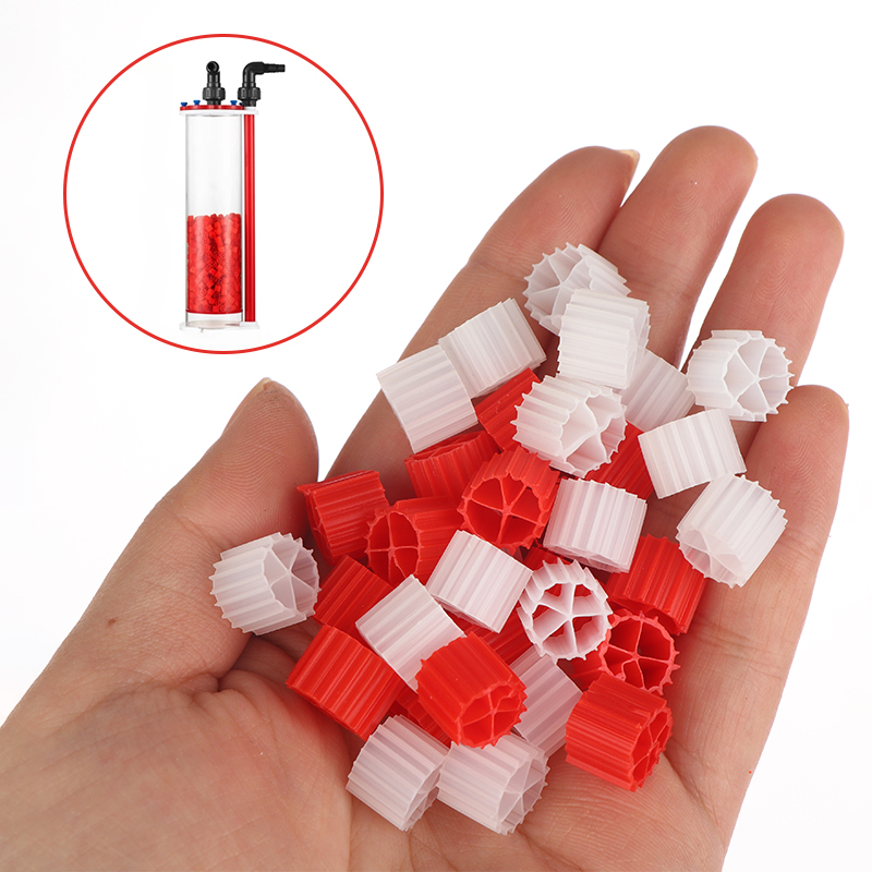 Aquarium Fish Ball - Wihte Red K1 Filtermedium Biologisches Filtrationsmedium
