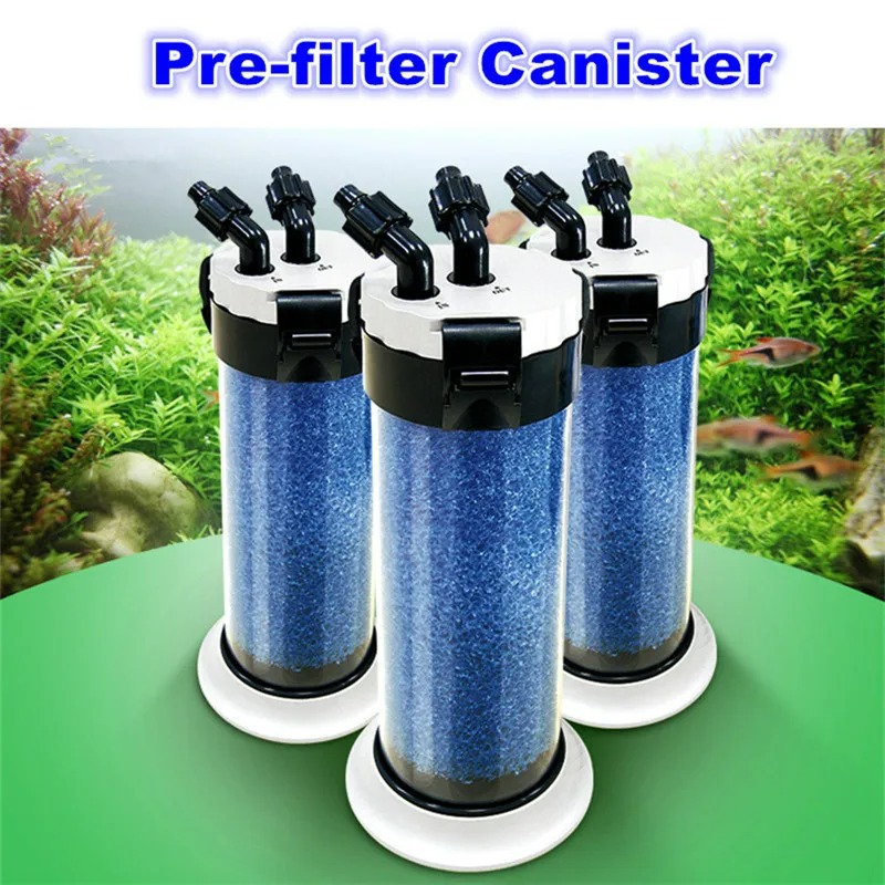 Aquarium Fish Jar - ATMAN Vorfilter für Aquarien, Außenfilterfass, QZ-30