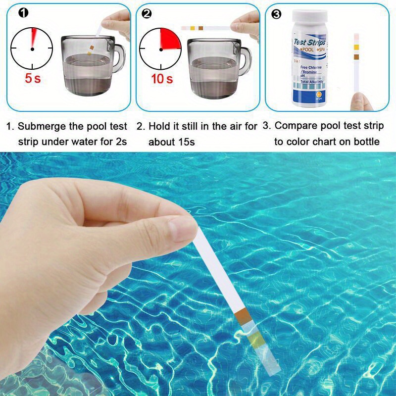 Chlor-pH-Teststreifen für SPA, – Aquarium Test Kit Bewertung und Preis