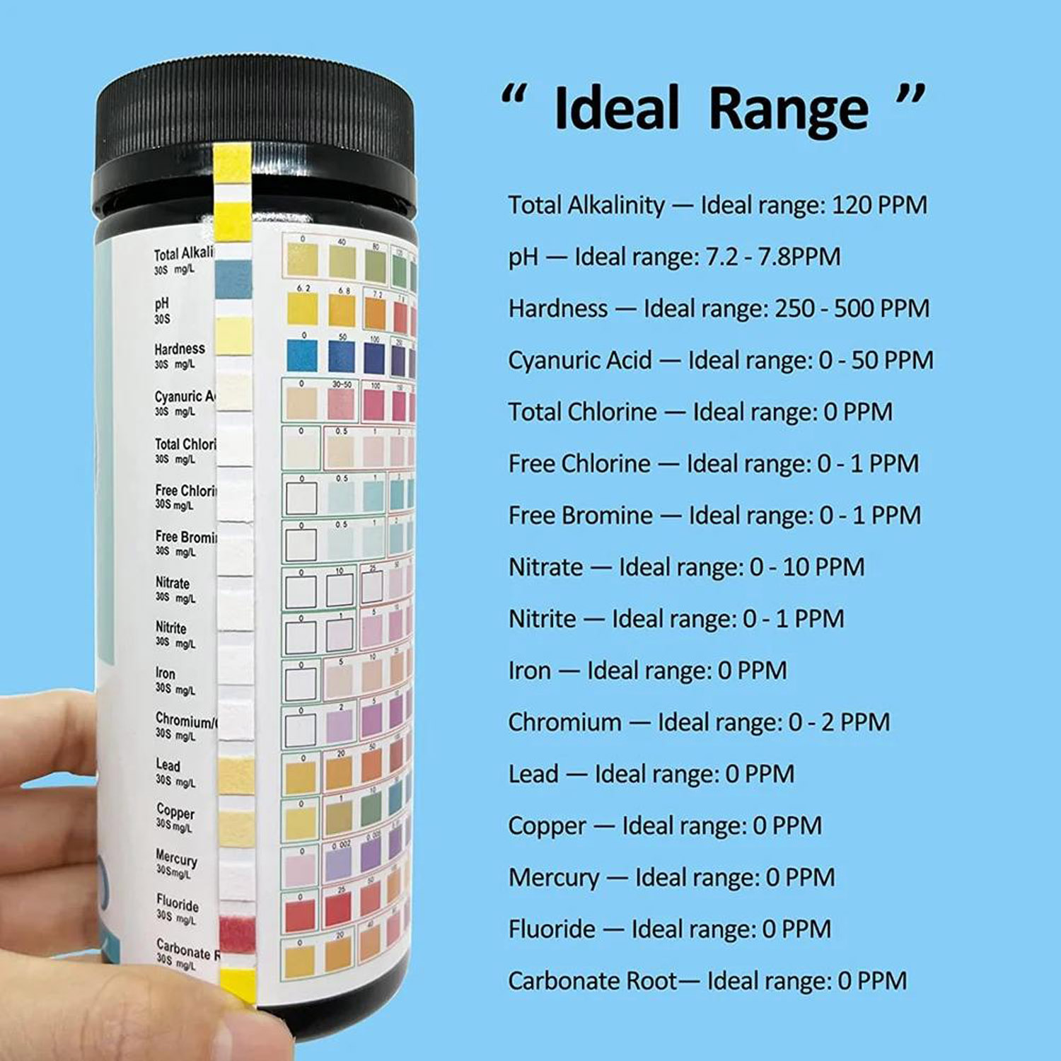 16-in-1 Wasserteststreifen, 10 – Aquarium Test Kit Bewertung und Preis