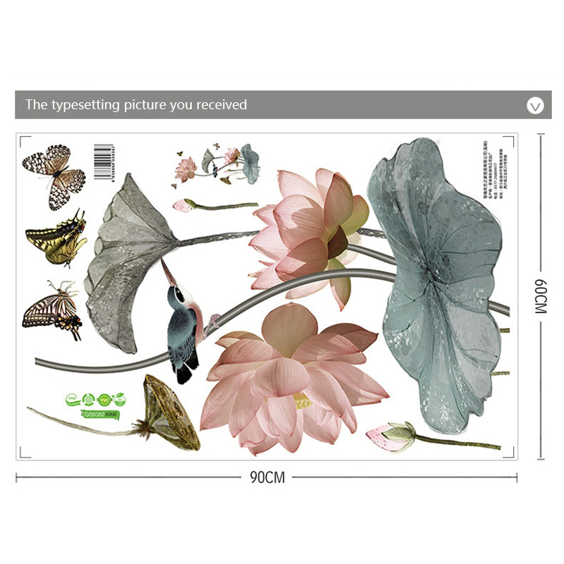 Lotusblume 3d Tapete im chines – Background Film 3D Bewertung und Preis
