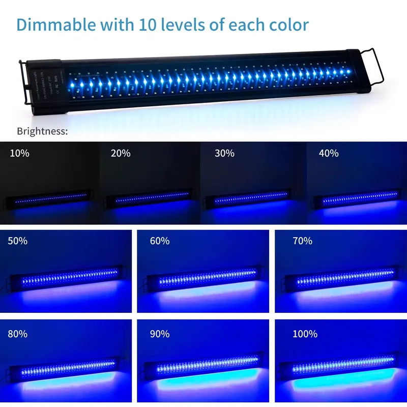 LED Programmierbare Aquariumbe – Aquarium Fish Light Lamp Bewertung und Preis