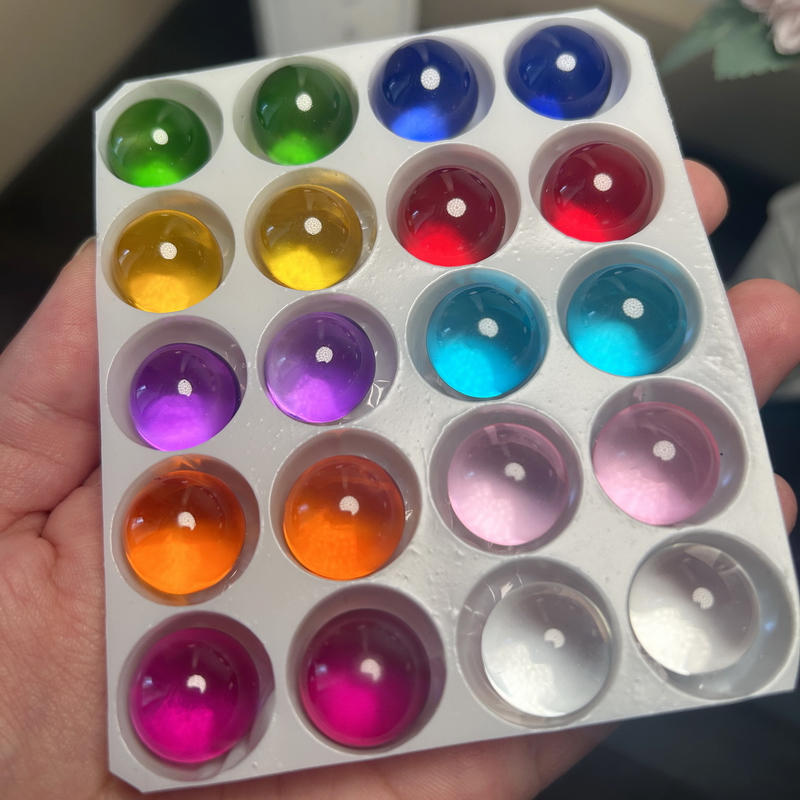10/20 Stück einfarbige Glaskug – Aquarium Fish Ball Bewertung und Preis