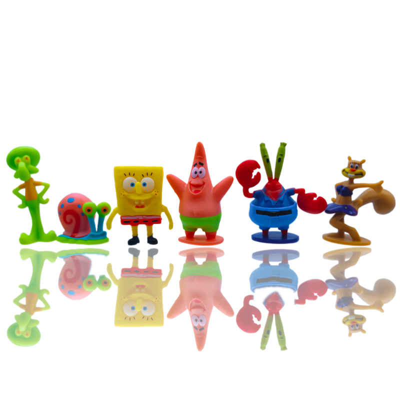 6 Stück SpongeBob Aquarium-Dek – Fish Aquarium Home Bewertung und Preis