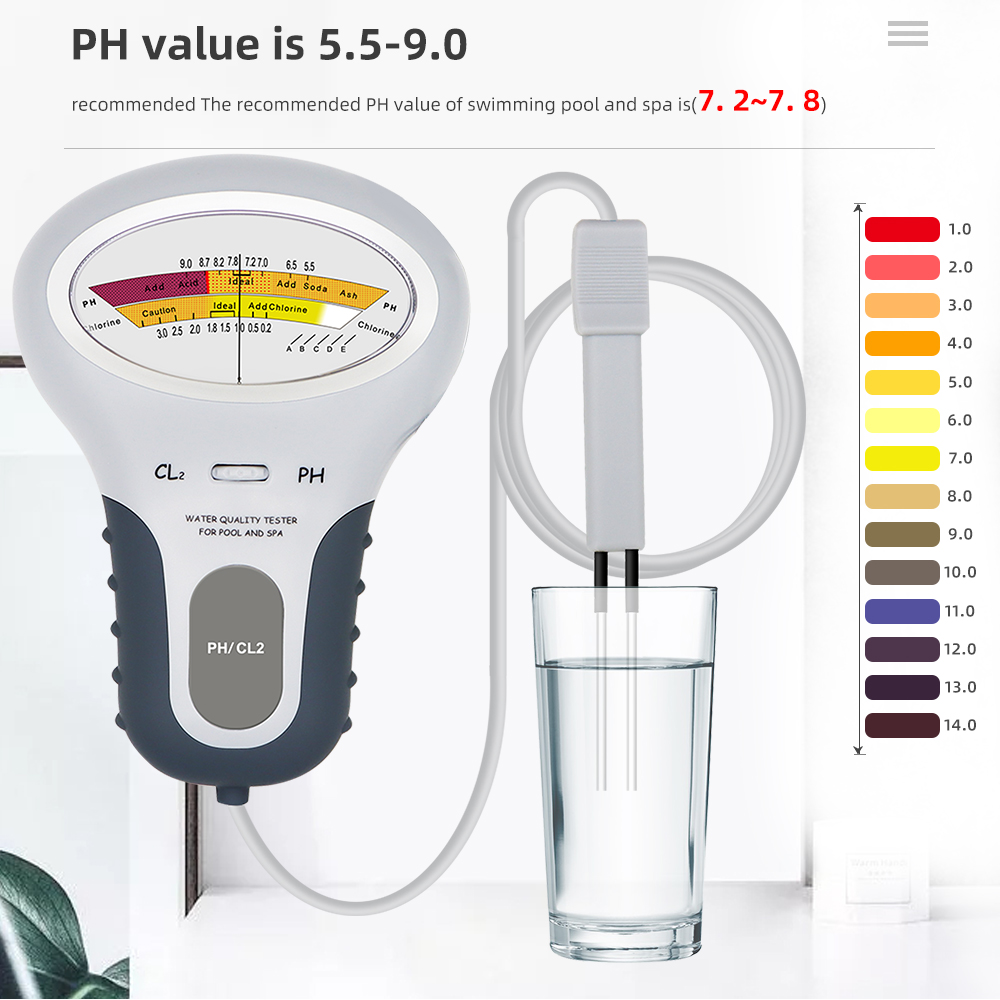 2-in-1-Chlordetektor PH & CL2- – Aquarium Test Kit Bewertung und Preis