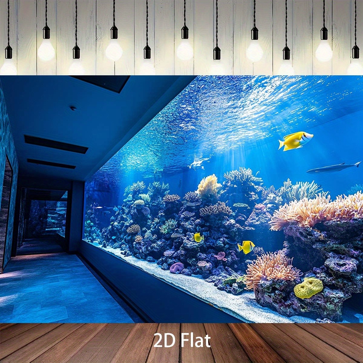 Lebendiger Unterwasser-Aquariu – Fish Aquarium Home Bewertung und Preis