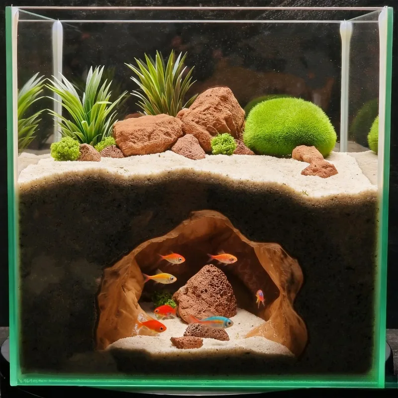 Sinkhole Cave Aquarium Ornamen – Aquarium Fish Cave Bewertung und Preis