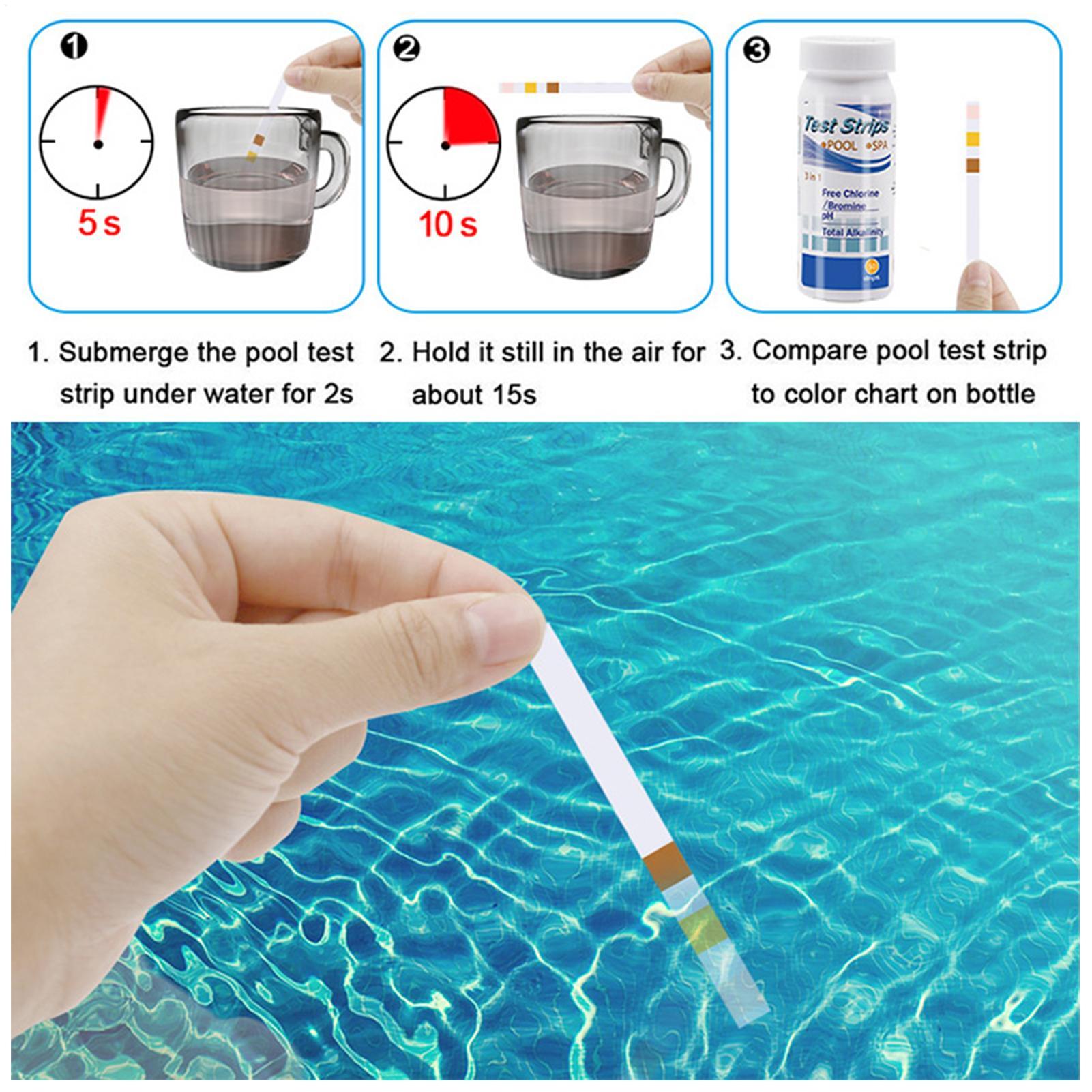 Chlor-pH-Teststreifen für SPA, – Aquarium Test Kit Bewertung und Preis