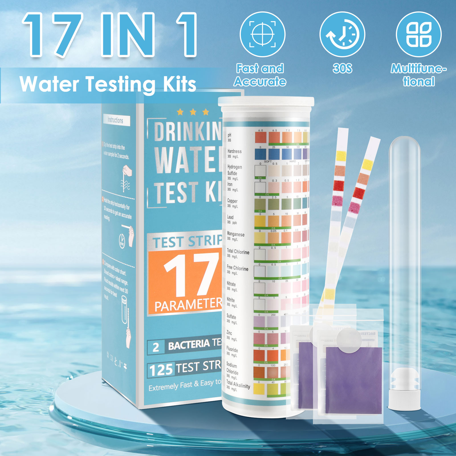 5-17 in 1 Aquarium-Teststreife – Aquarium Test Kit Bewertung und Preis