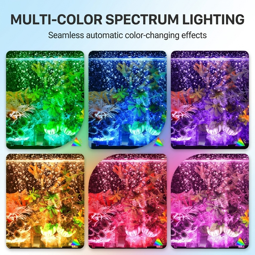 USB LED Aquarium-Luftblasenlic – Aquarium Fish Light Lamp Bewertung und Preis